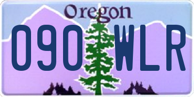 OR license plate 090WLR
