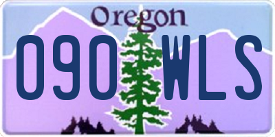 OR license plate 090WLS