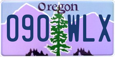OR license plate 090WLX