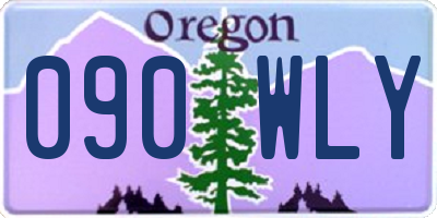 OR license plate 090WLY