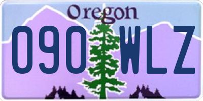 OR license plate 090WLZ