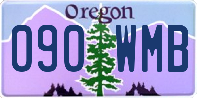 OR license plate 090WMB