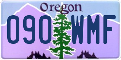OR license plate 090WMF