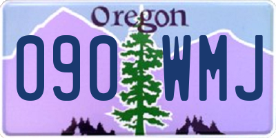 OR license plate 090WMJ