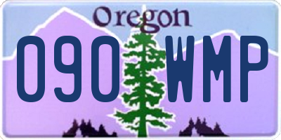 OR license plate 090WMP