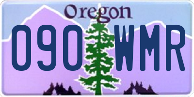 OR license plate 090WMR