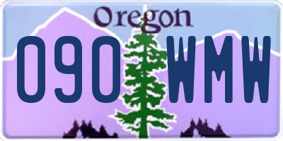OR license plate 090WMW