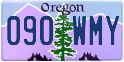 OR license plate 090WMY