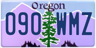 OR license plate 090WMZ
