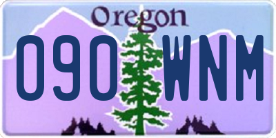 OR license plate 090WNM