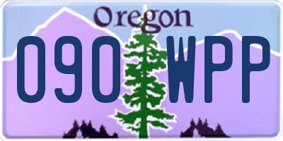 OR license plate 090WPP