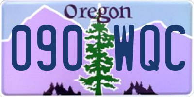 OR license plate 090WQC