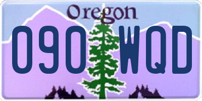 OR license plate 090WQD