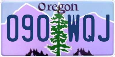 OR license plate 090WQJ