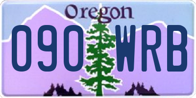 OR license plate 090WRB