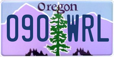 OR license plate 090WRL