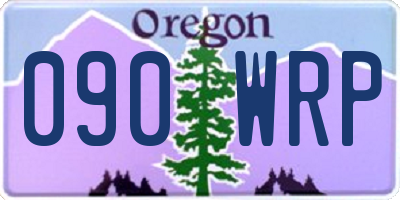 OR license plate 090WRP