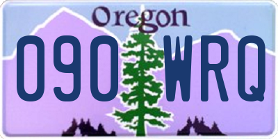 OR license plate 090WRQ