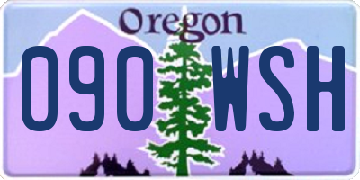 OR license plate 090WSH