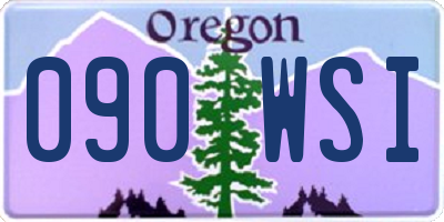 OR license plate 090WSI
