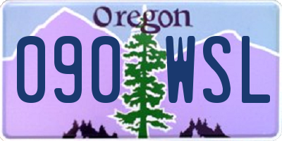 OR license plate 090WSL