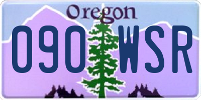 OR license plate 090WSR