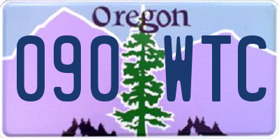 OR license plate 090WTC