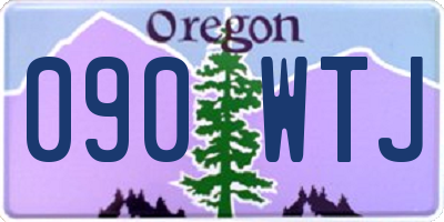 OR license plate 090WTJ