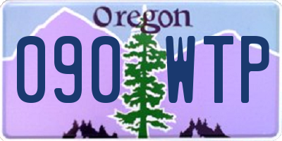 OR license plate 090WTP