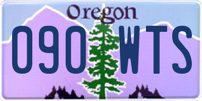 OR license plate 090WTS