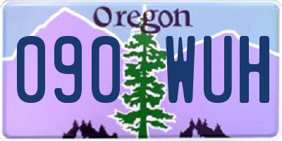OR license plate 090WUH
