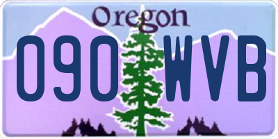 OR license plate 090WVB