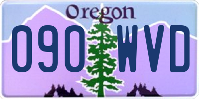 OR license plate 090WVD