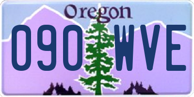 OR license plate 090WVE