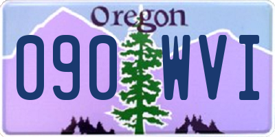 OR license plate 090WVI