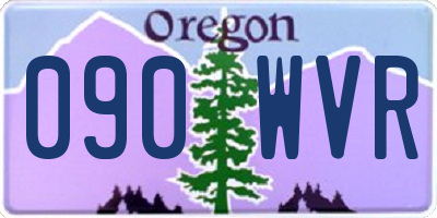 OR license plate 090WVR