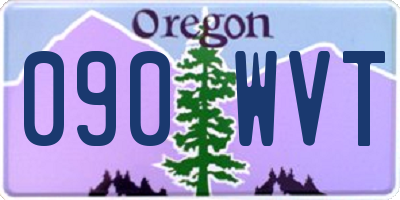 OR license plate 090WVT