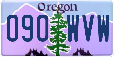 OR license plate 090WVW