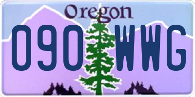 OR license plate 090WWG