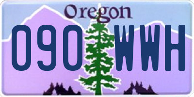 OR license plate 090WWH