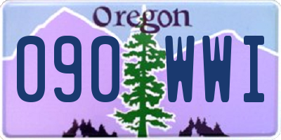 OR license plate 090WWI
