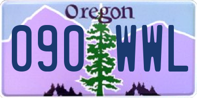 OR license plate 090WWL