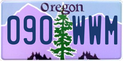 OR license plate 090WWM