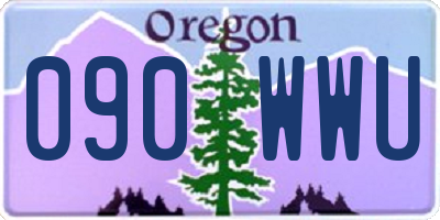 OR license plate 090WWU
