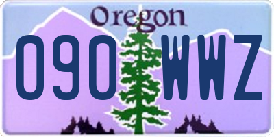 OR license plate 090WWZ