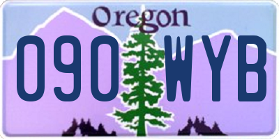 OR license plate 090WYB