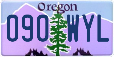 OR license plate 090WYL