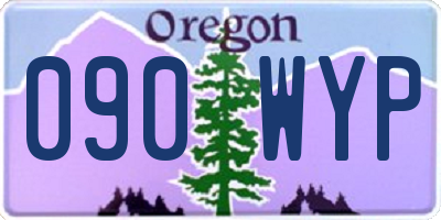 OR license plate 090WYP