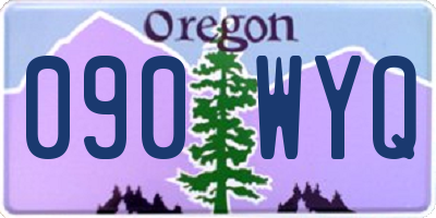 OR license plate 090WYQ