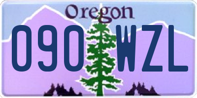 OR license plate 090WZL